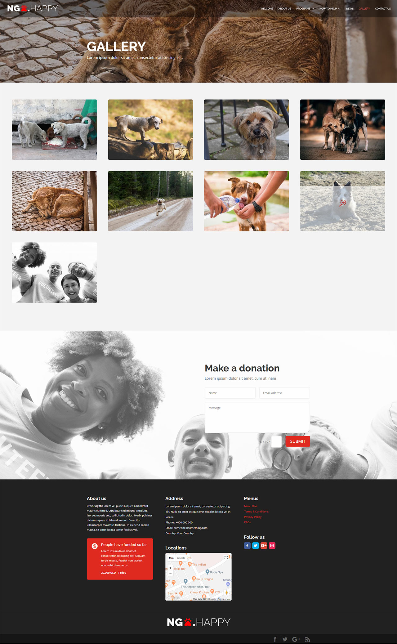 NGO.Happy gallery page
